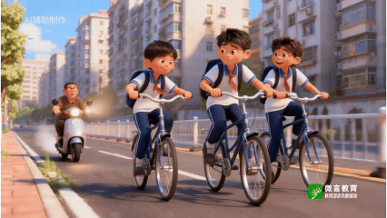 过马路侥幸心理，骑车疏忽聊天，大车盲区易危险-有驾