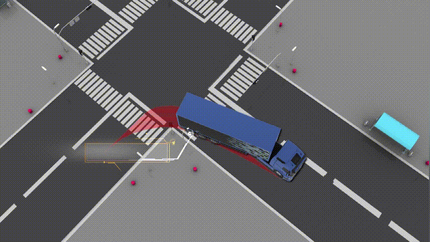 大货车盲区危险,右转事故频发,司机行人都难防-有驾 大货车盲区危险,右转事故频发,司机行人都难防-有驾